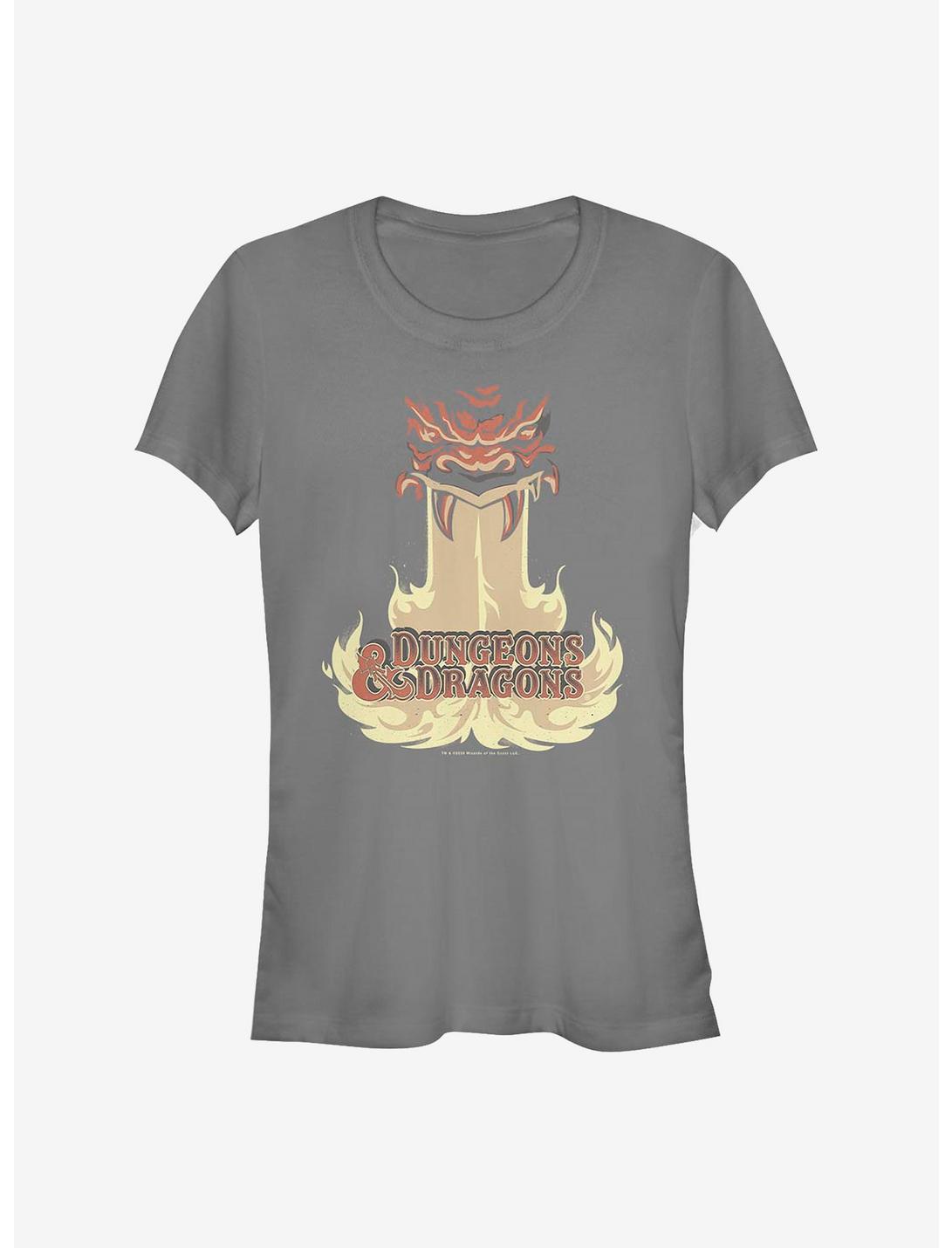 Dungeons & Dragons Dragons Breath Girls T-Shirt, CHARCOAL, hi-res