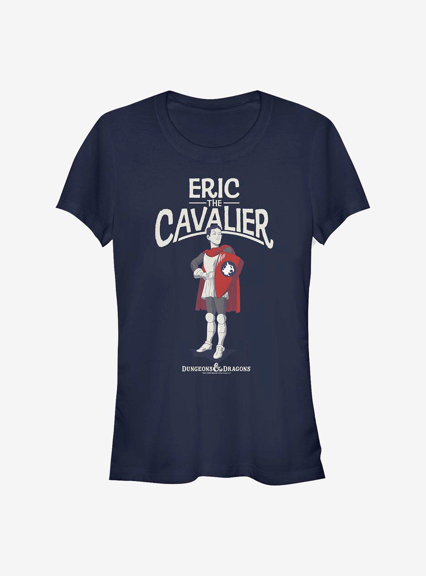 Dungeons & Dragons Eric The Cavalier Girls T-Shirt, NAVY, hi-res