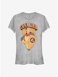 Dungeons & Dragons Cavalier Shield Girls T-Shirt, ATH HTR, hi-res
