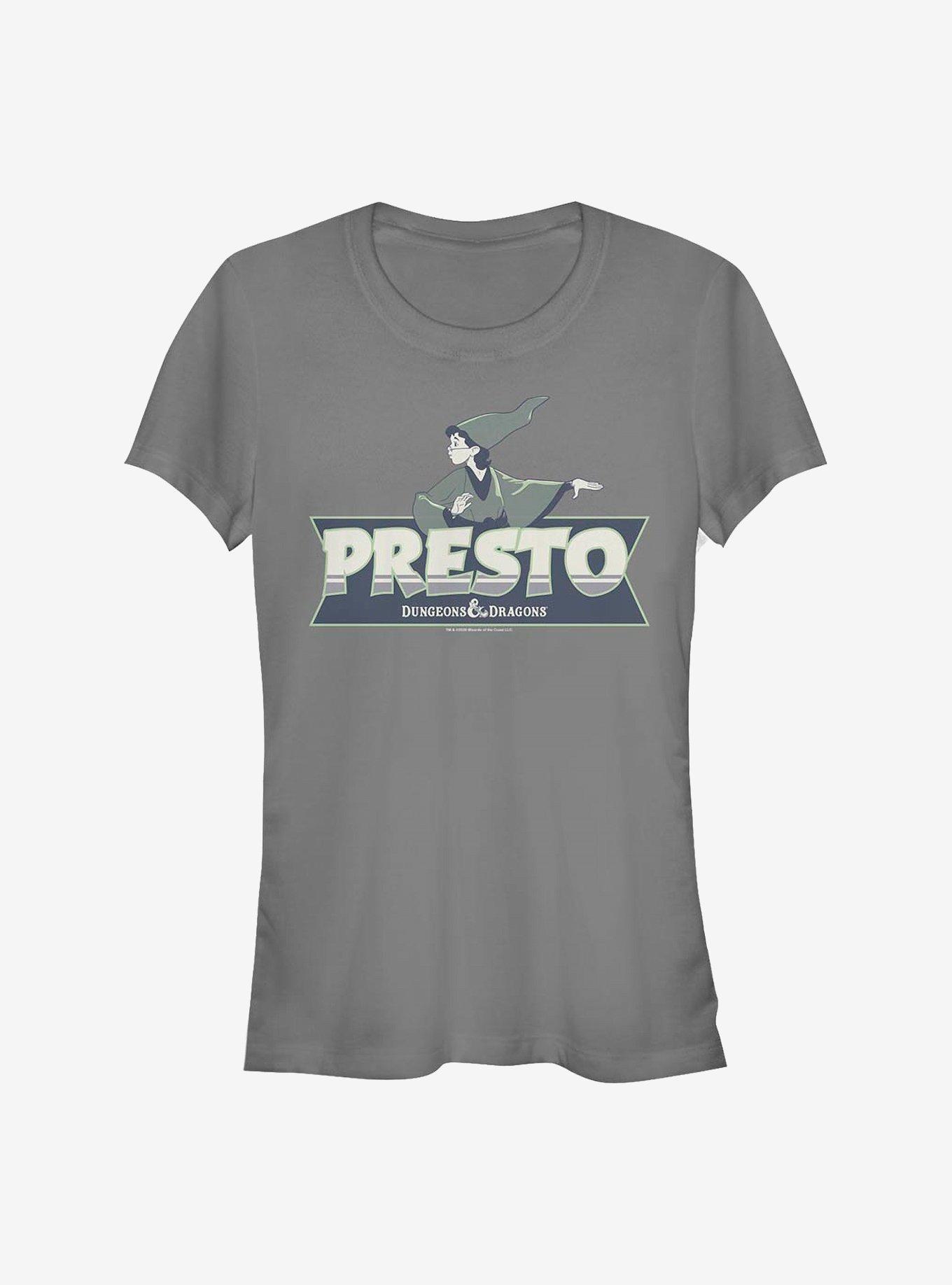 Dungeons & Dragons Presto Girls T-Shirt, CHARCOAL, hi-res