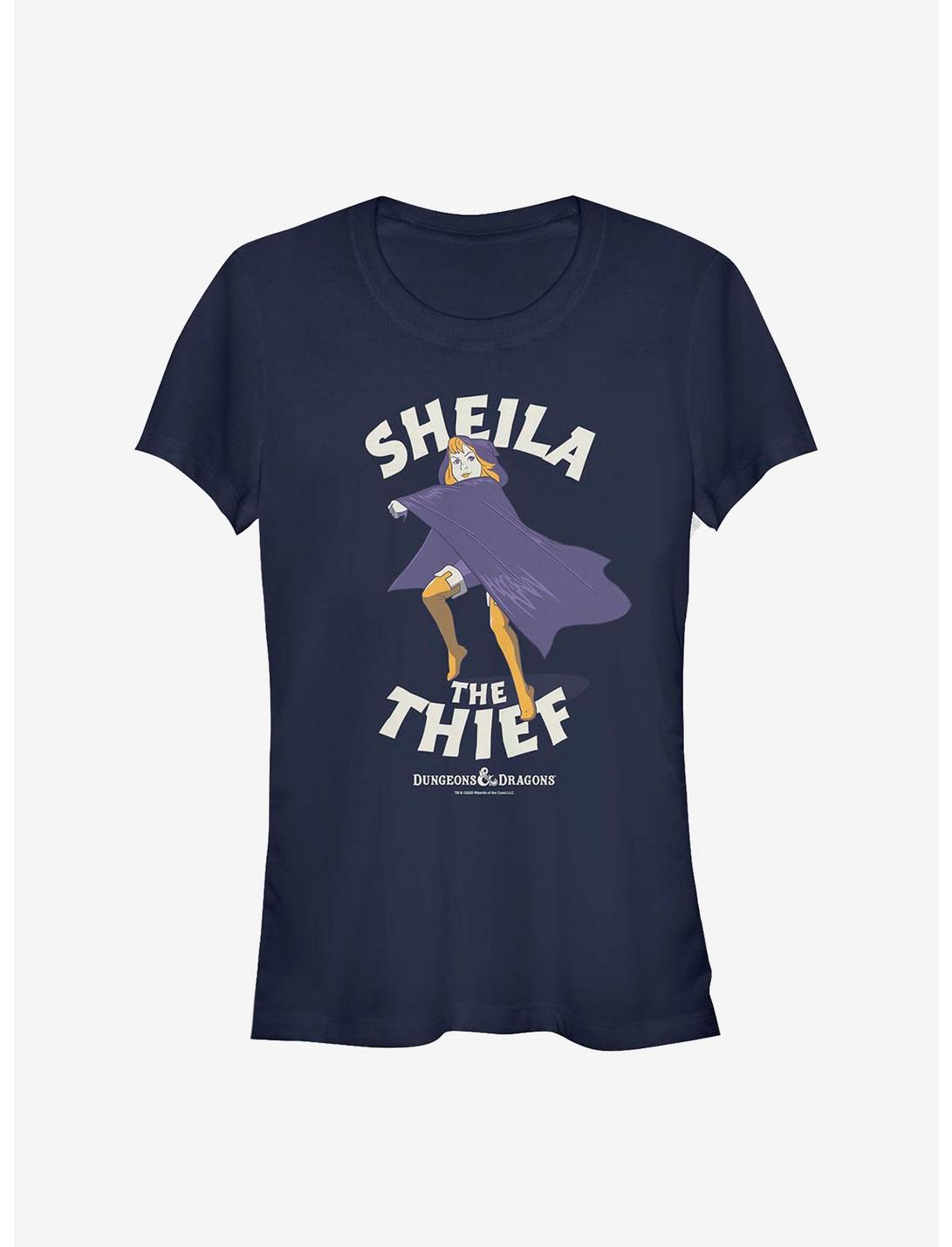 Dungeons & Dragons Sheila The Thief Girls T-Shirt, NAVY, hi-res