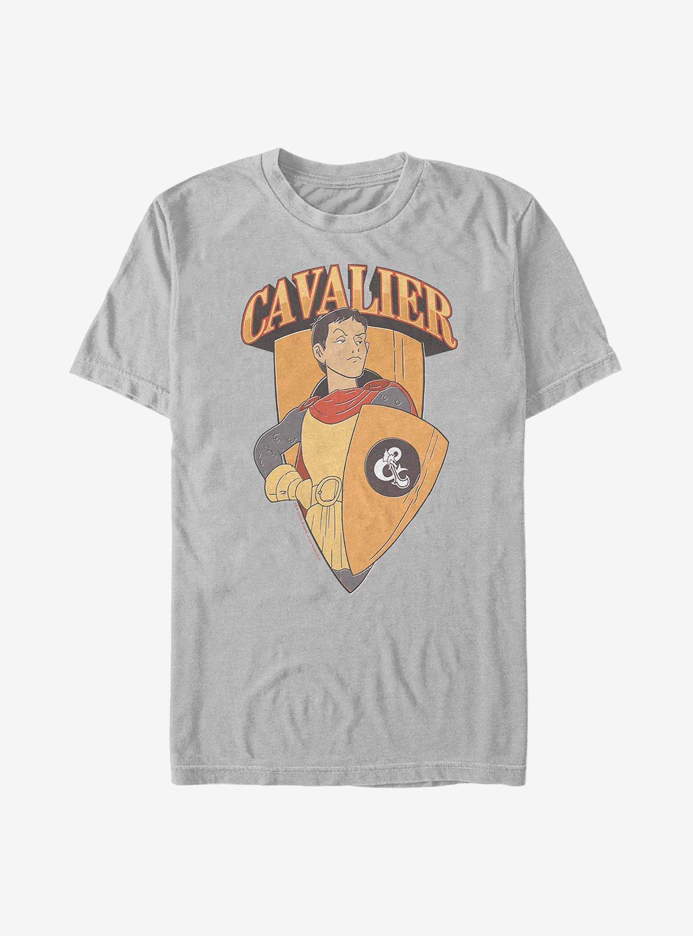 Dungeons & Dragons Cavalier Shield T-Shirt, SILVER, hi-res