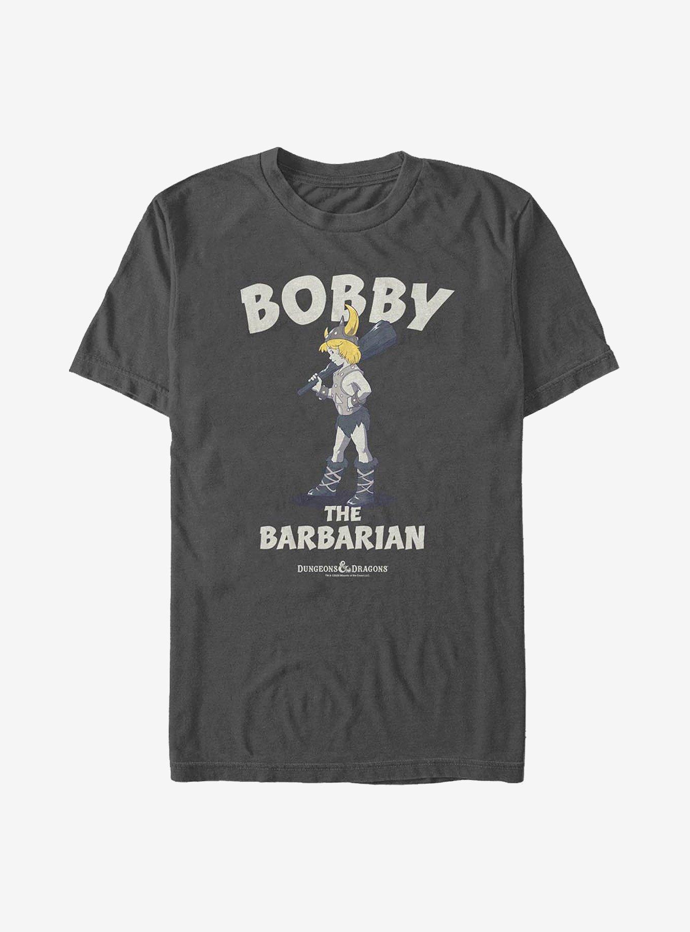 Dungeons & Dragons Bobby Barbarian T-Shirt, CHARCOAL, hi-res