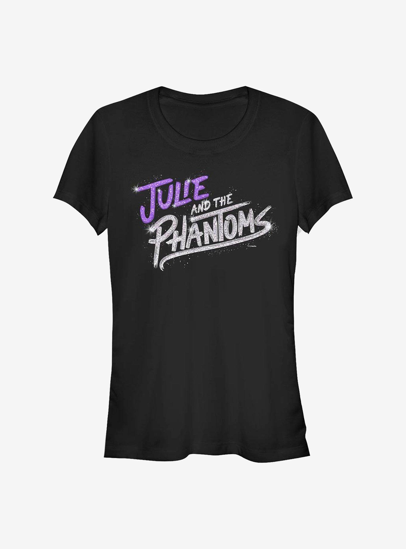 Julie And The Phantoms Bling Logo Girls T-Shirt, BLACK, hi-res