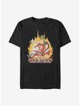 Dungeons & Dragons Dragon Flames T-Shirt, BLACK, hi-res