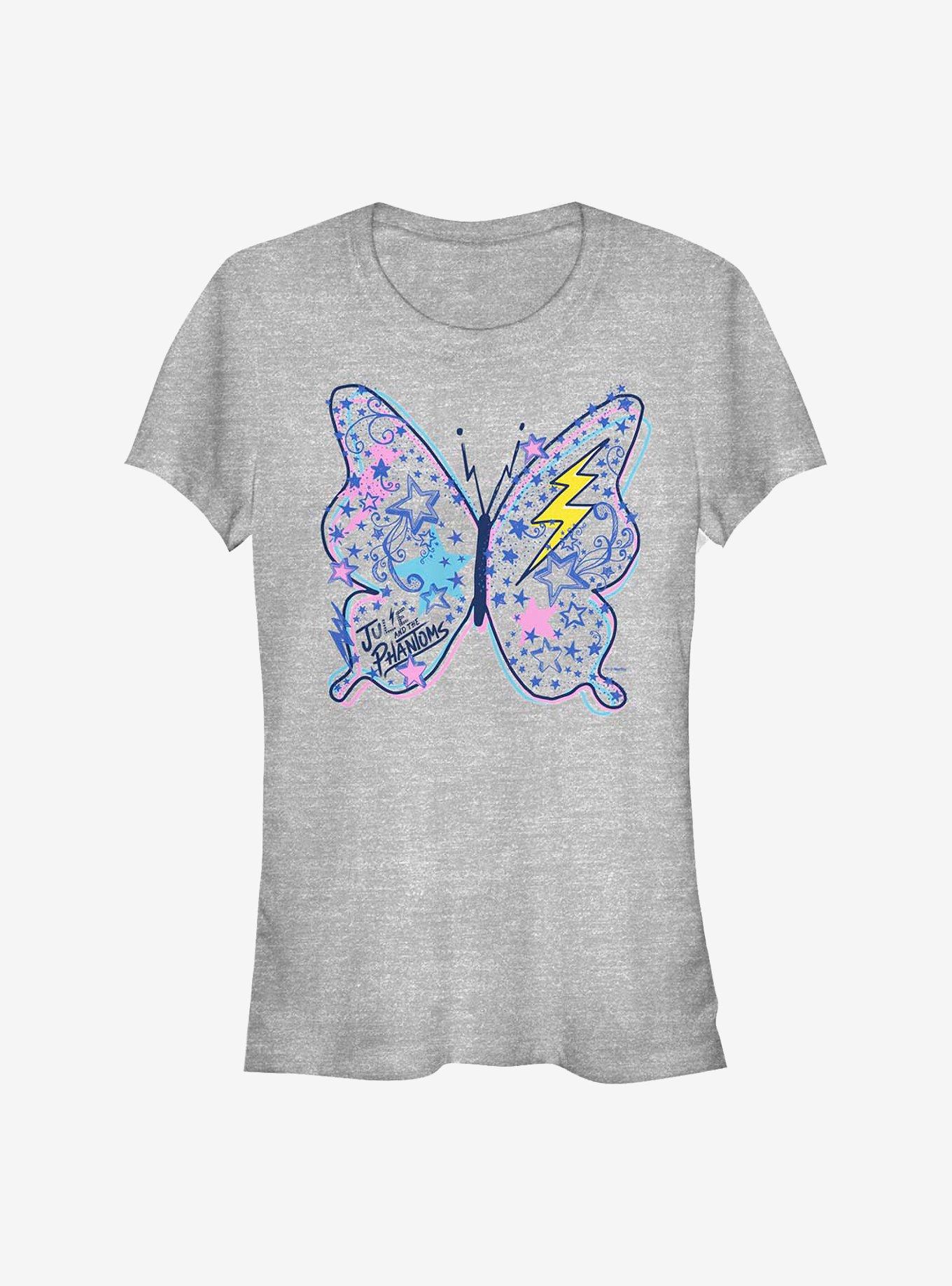 Julie And The Phantoms Butterfly Doodles Girls T-Shirt, , hi-res