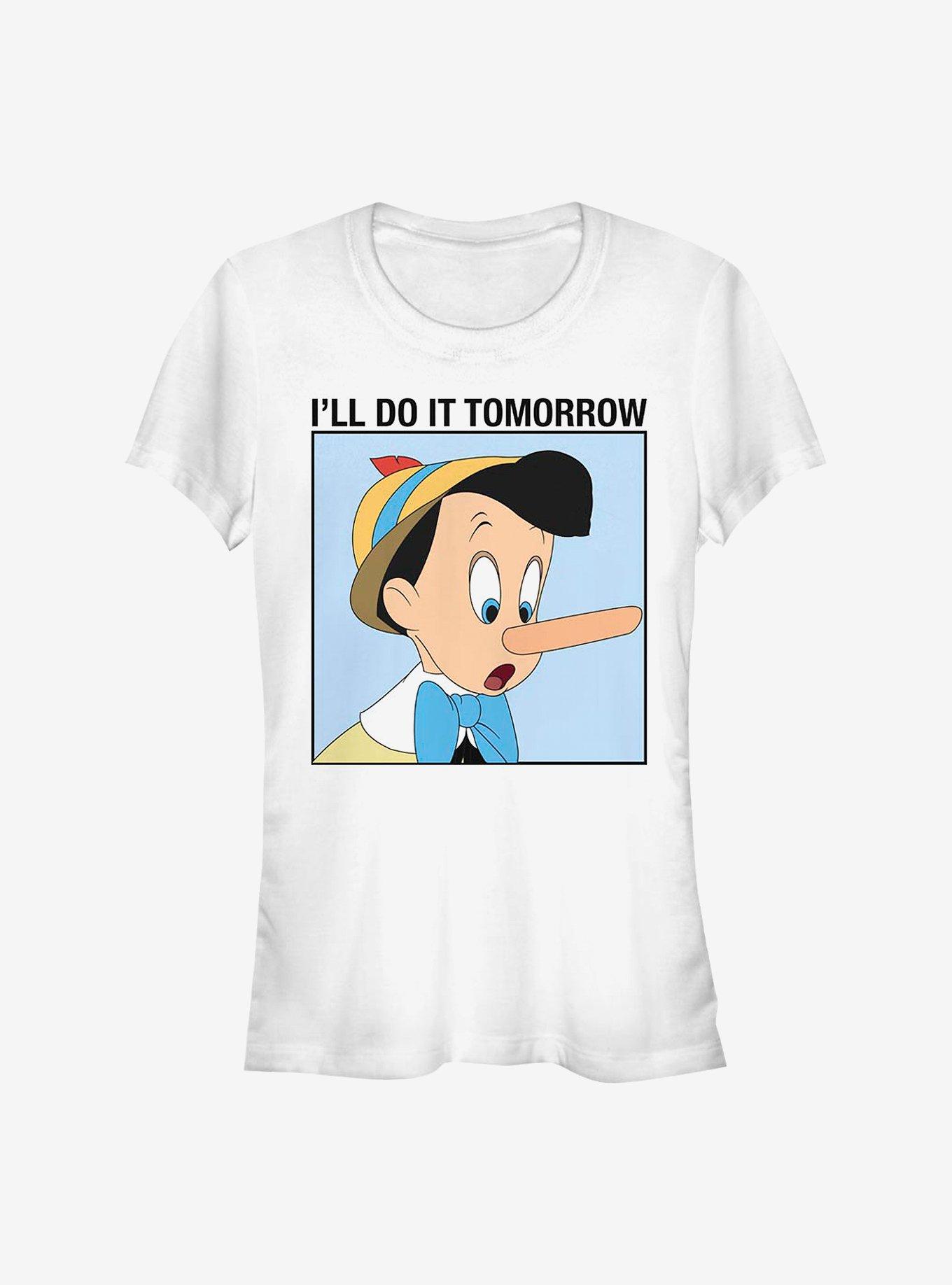 Disney Pinocchio Do It Tomorrow Girls T-Shirt, , hi-res