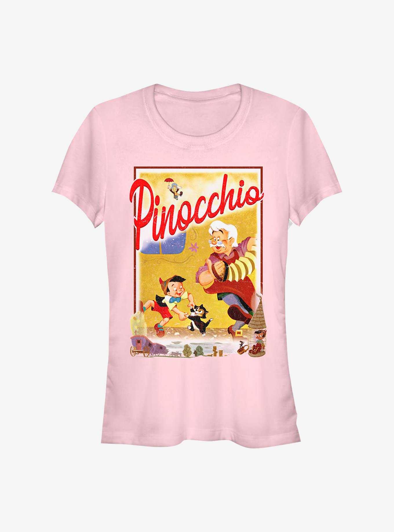 Disney Pinocchio Storybook Poster Girls T-Shirt, , hi-res