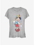 Disney Pinocchio Vintage Pinocchio Girls T-Shirt, ATH HTR, hi-res