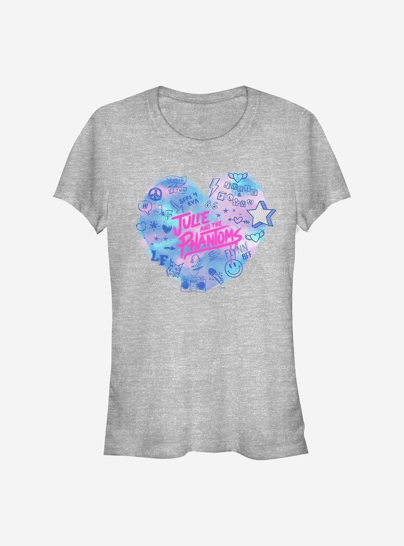 Julie And The Phantoms Heart Julie Icons Girls T-Shirt, , hi-res