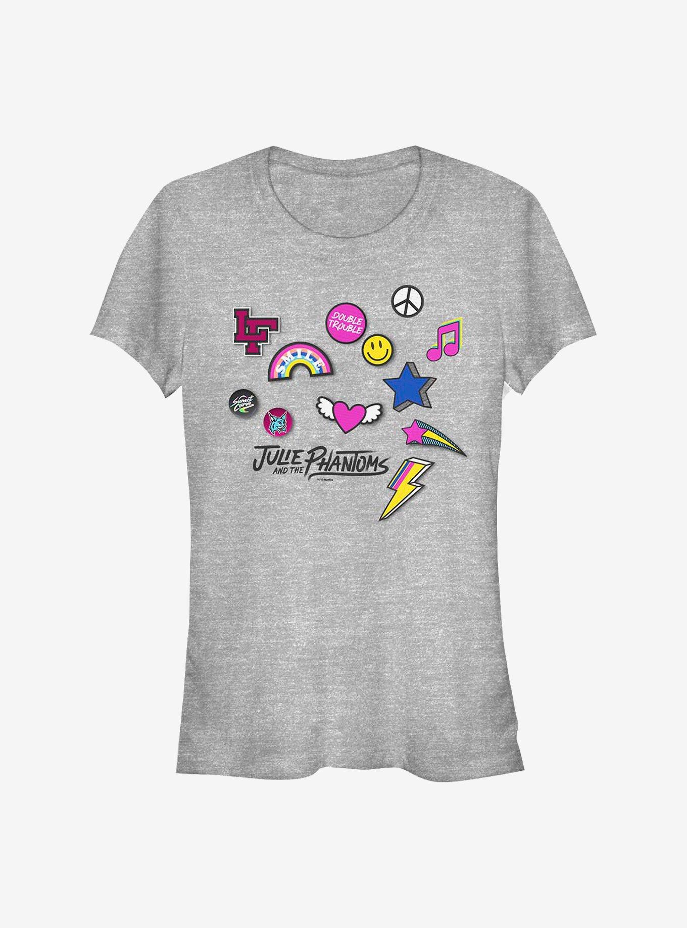 Julie And The Phantoms JATP Icons Girls T-Shirt, ATH HTR, hi-res