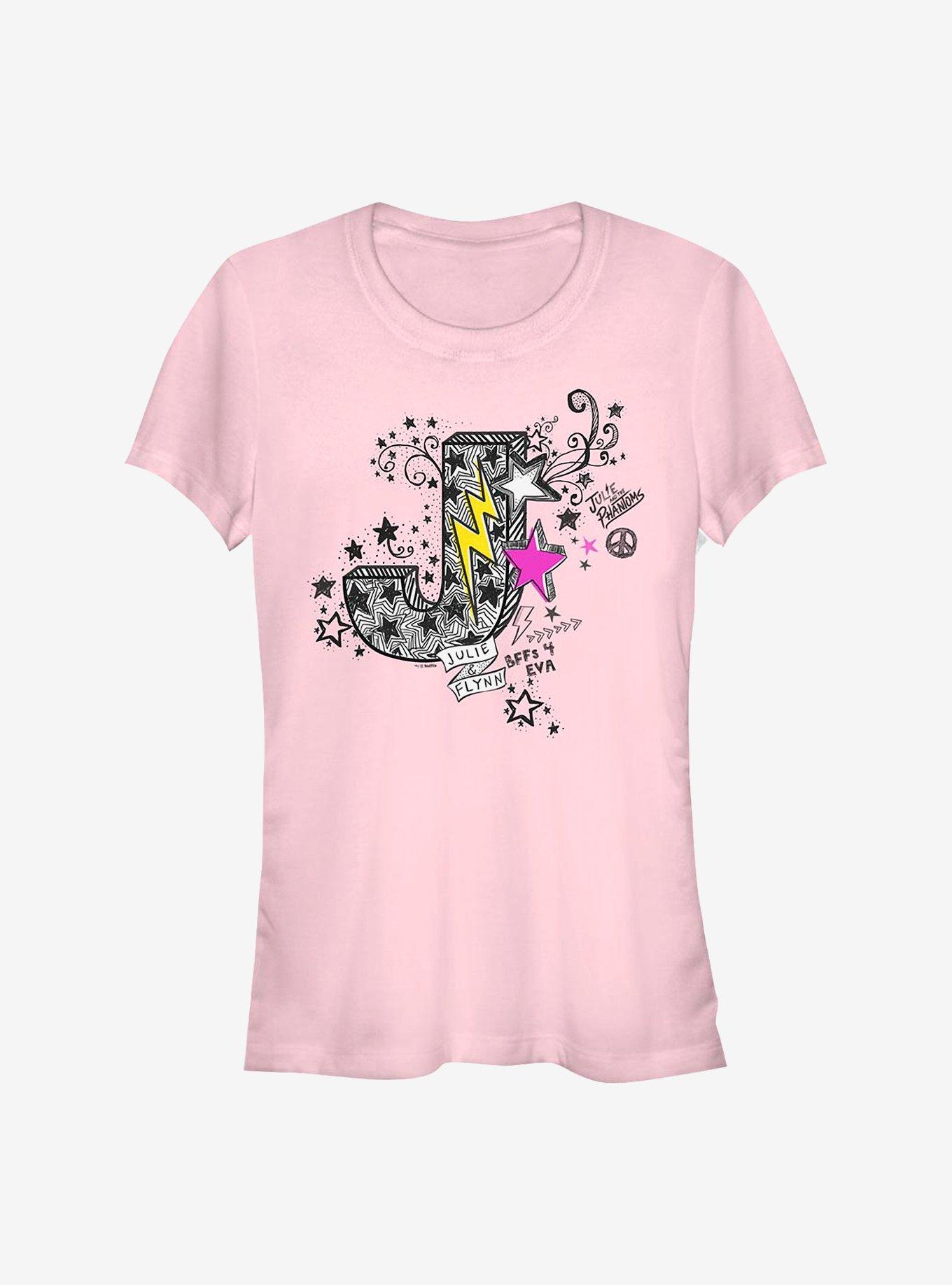 Julie And The Phantoms Julie And Flynn Doodle Girls T-Shirt, LIGHT PINK, hi-res