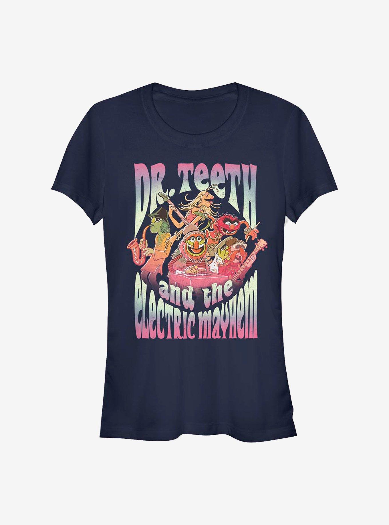 Disney The Muppets Dr. Teeth Band Girls T-Shirt, NAVY, hi-res