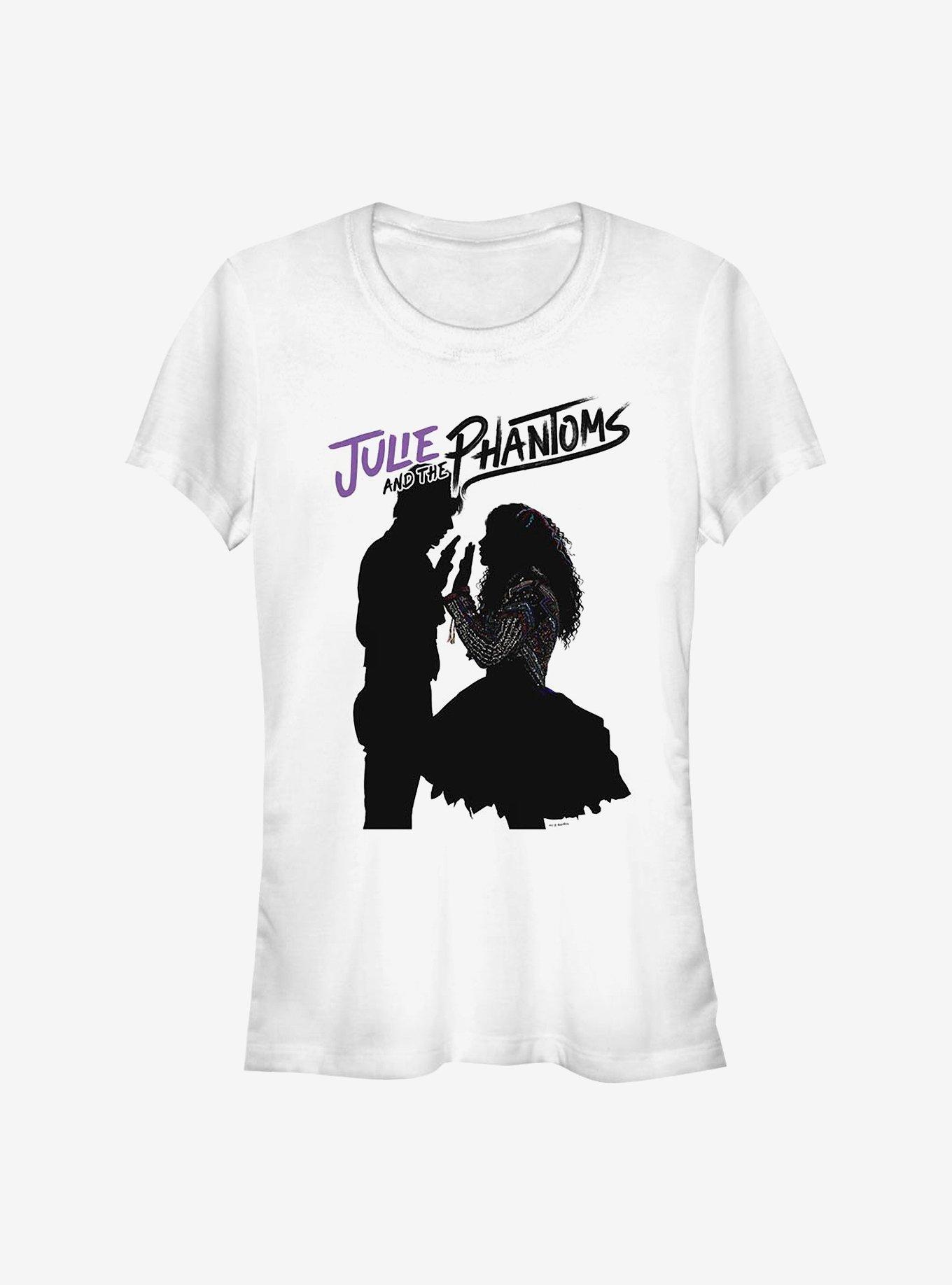 Julie And The Phantoms Silhouette Phantoms Girls T-Shirt, WHITE, hi-res