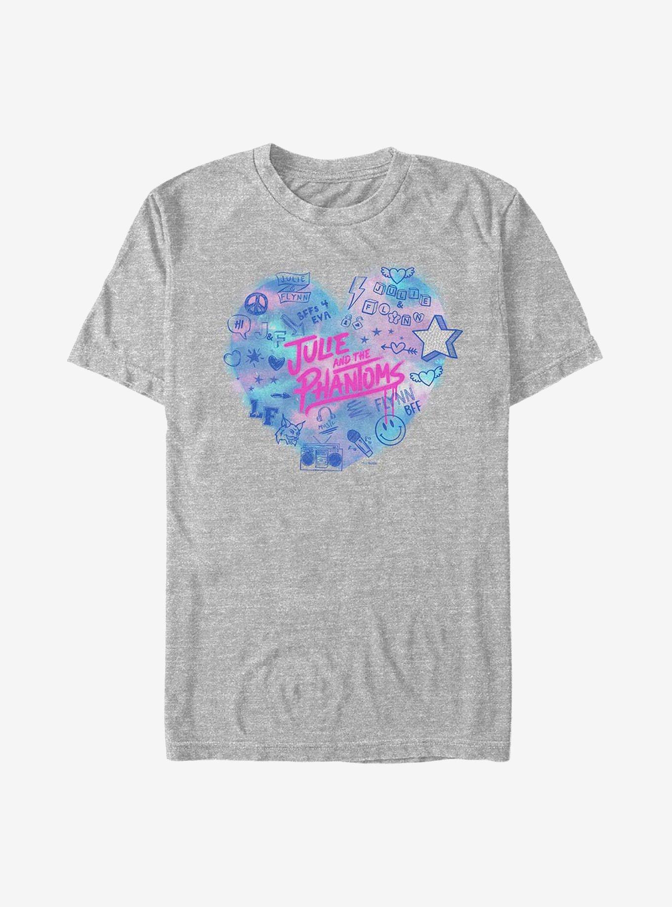 Julie And The Phantoms Heart Julie Icons T-Shirt, , hi-res