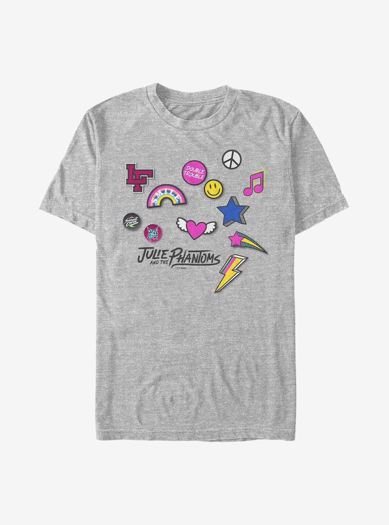 Julie And The Phantoms JATP Icons T-Shirt, ATH HTR, hi-res