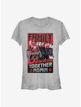 Marvel Black Widow Together Again Girls T-Shirt, ATH HTR, hi-res