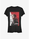 Marvel Black Widow Widow Poster Girls T-Shirt, BLACK, hi-res