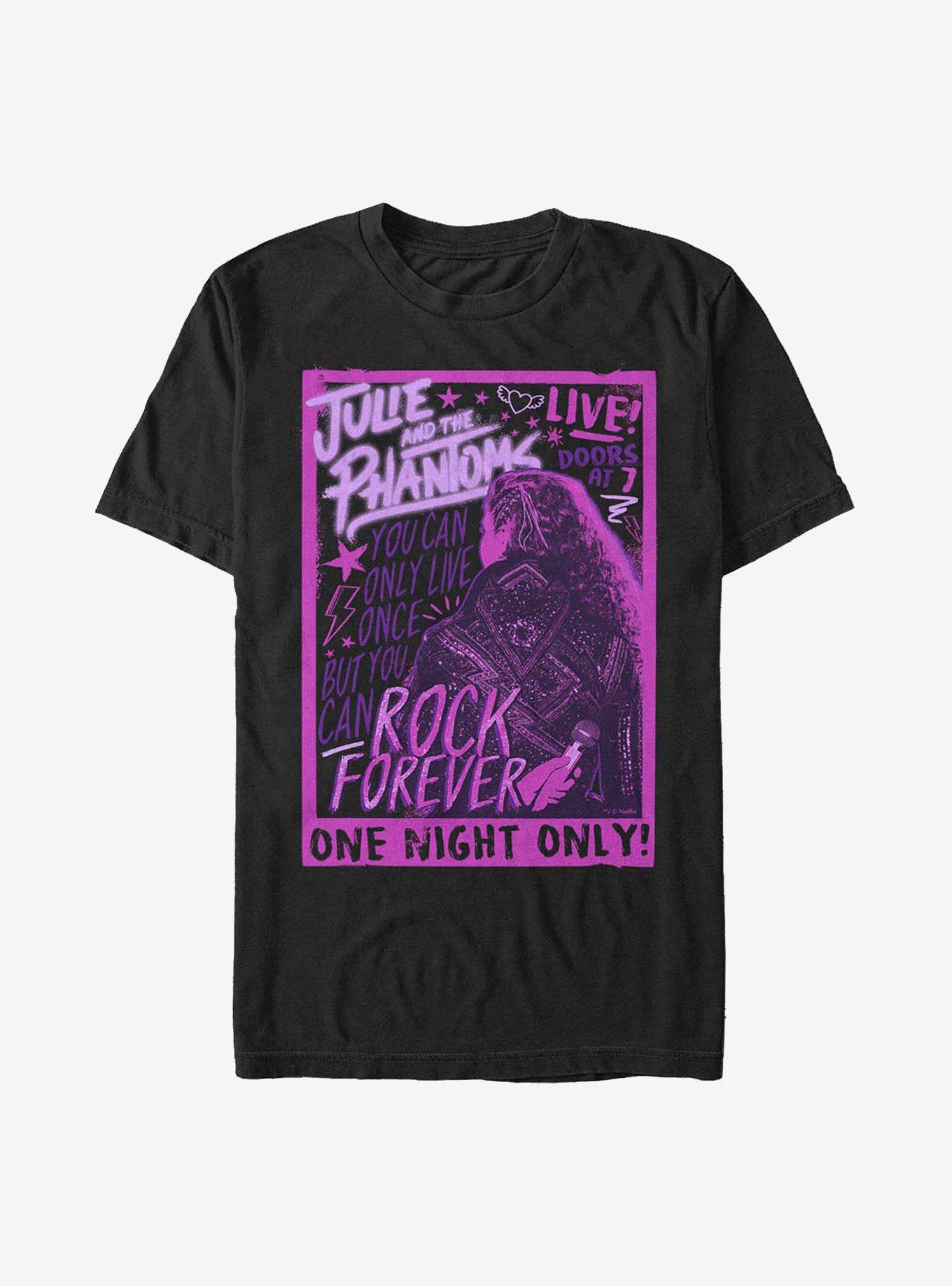 Julie And The Phantoms Live Concert T-Shirt - BLACK | Hot Topic