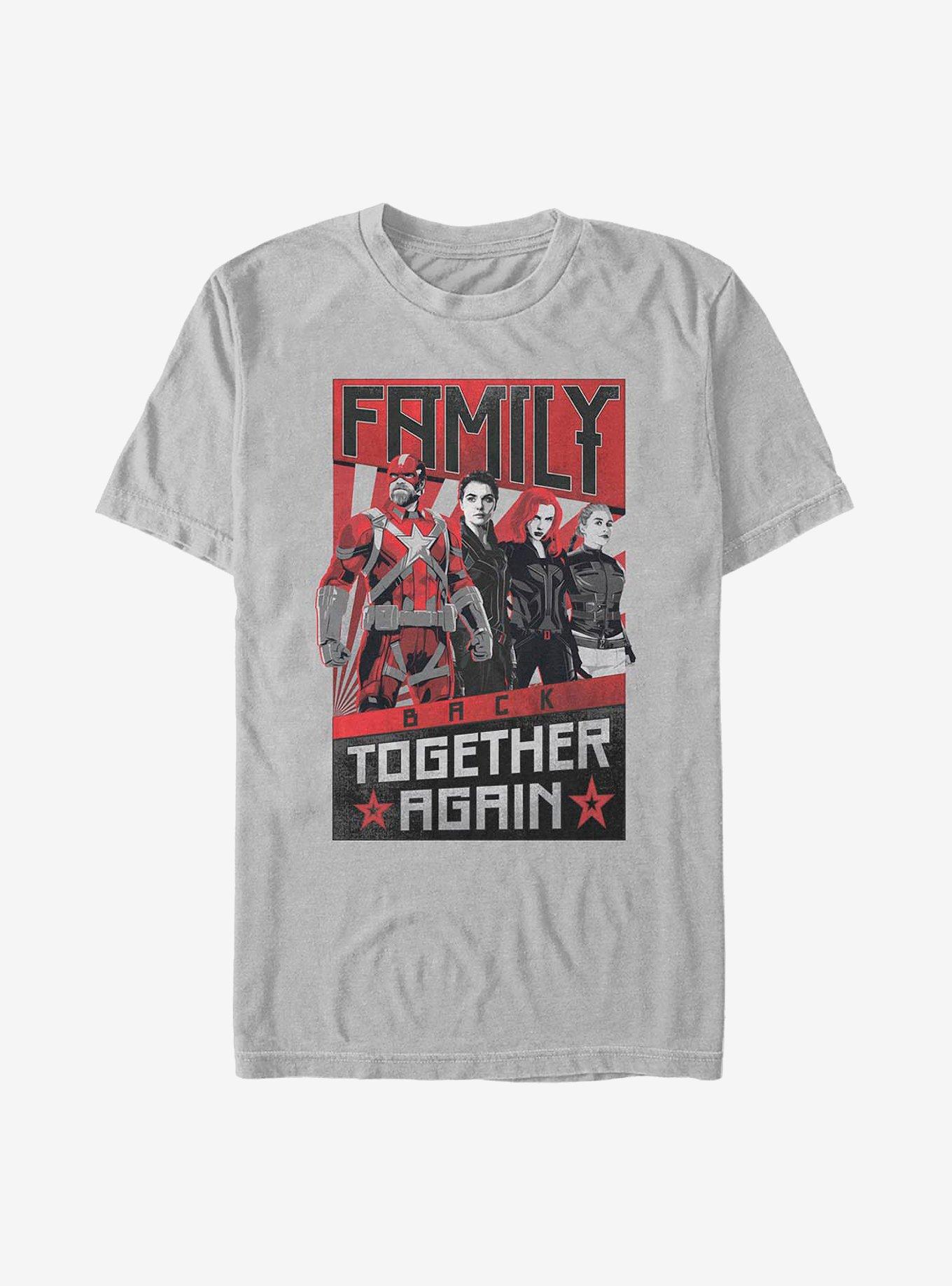 Marvel Black Widow Together Again T-Shirt, SILVER, hi-res