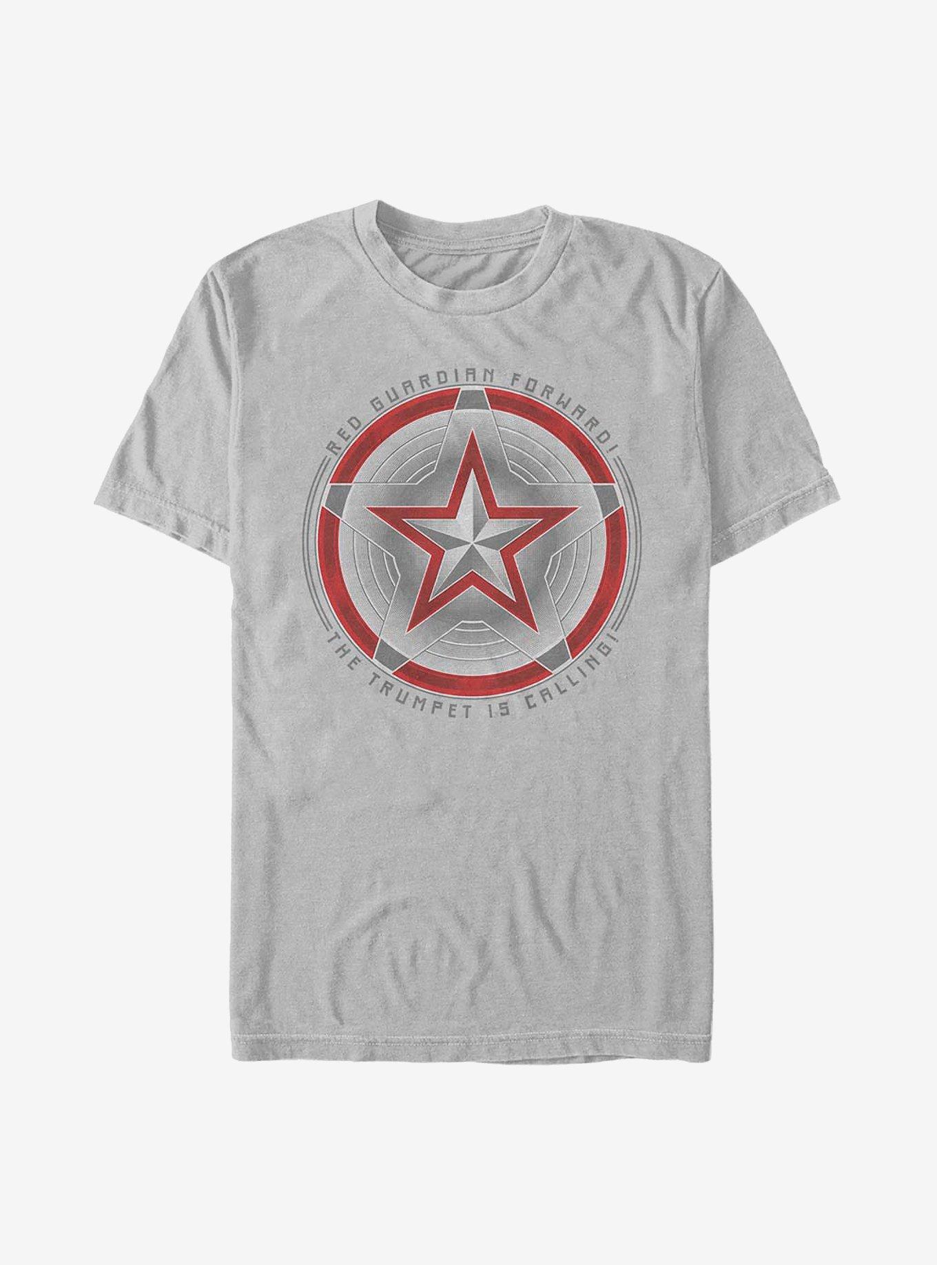 Marvel Black Widow Trumpet Guardian T-Shirt, SILVER, hi-res