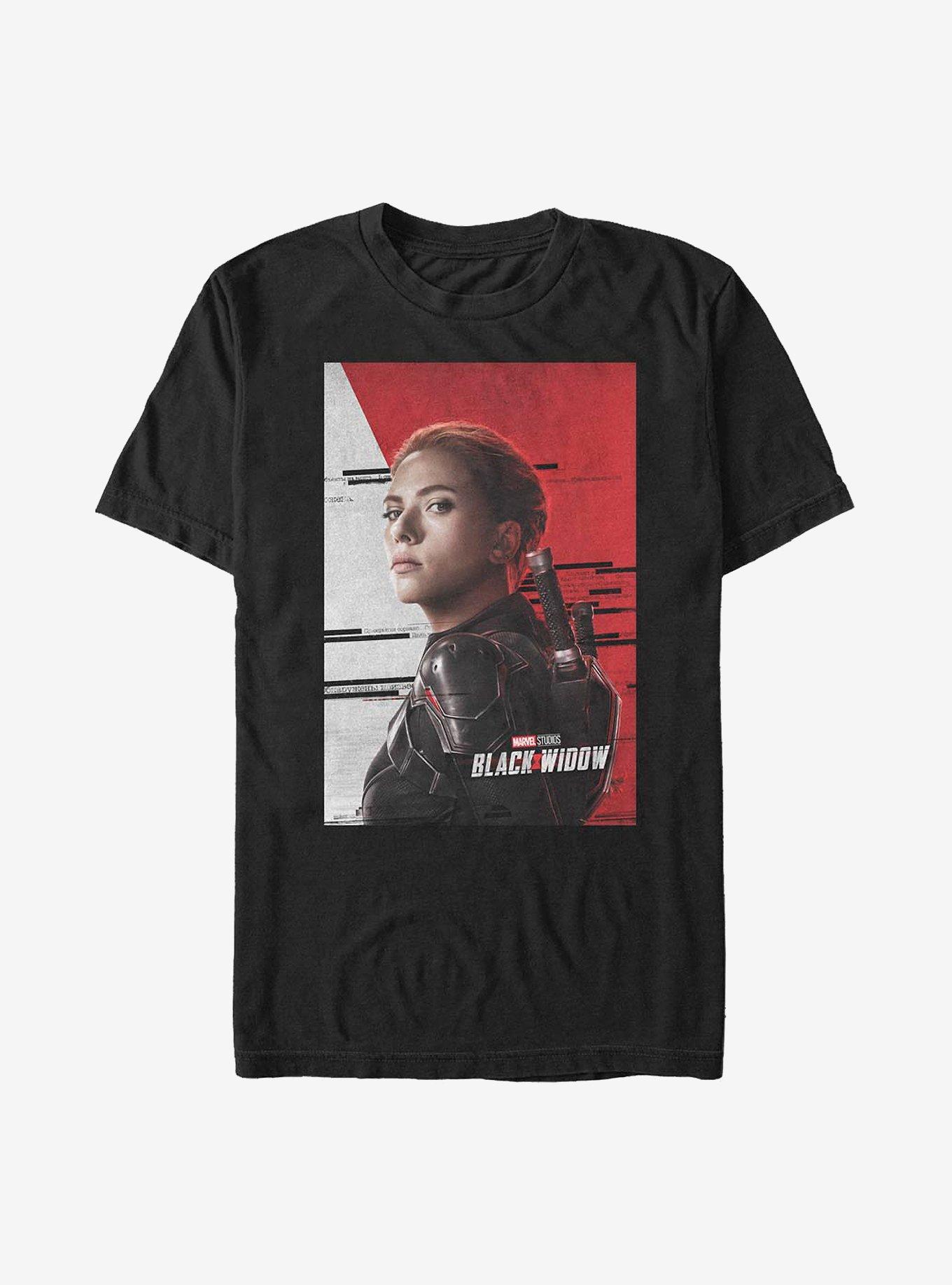 Marvel Black Widow Widow Poster T-Shirt, BLACK, hi-res
