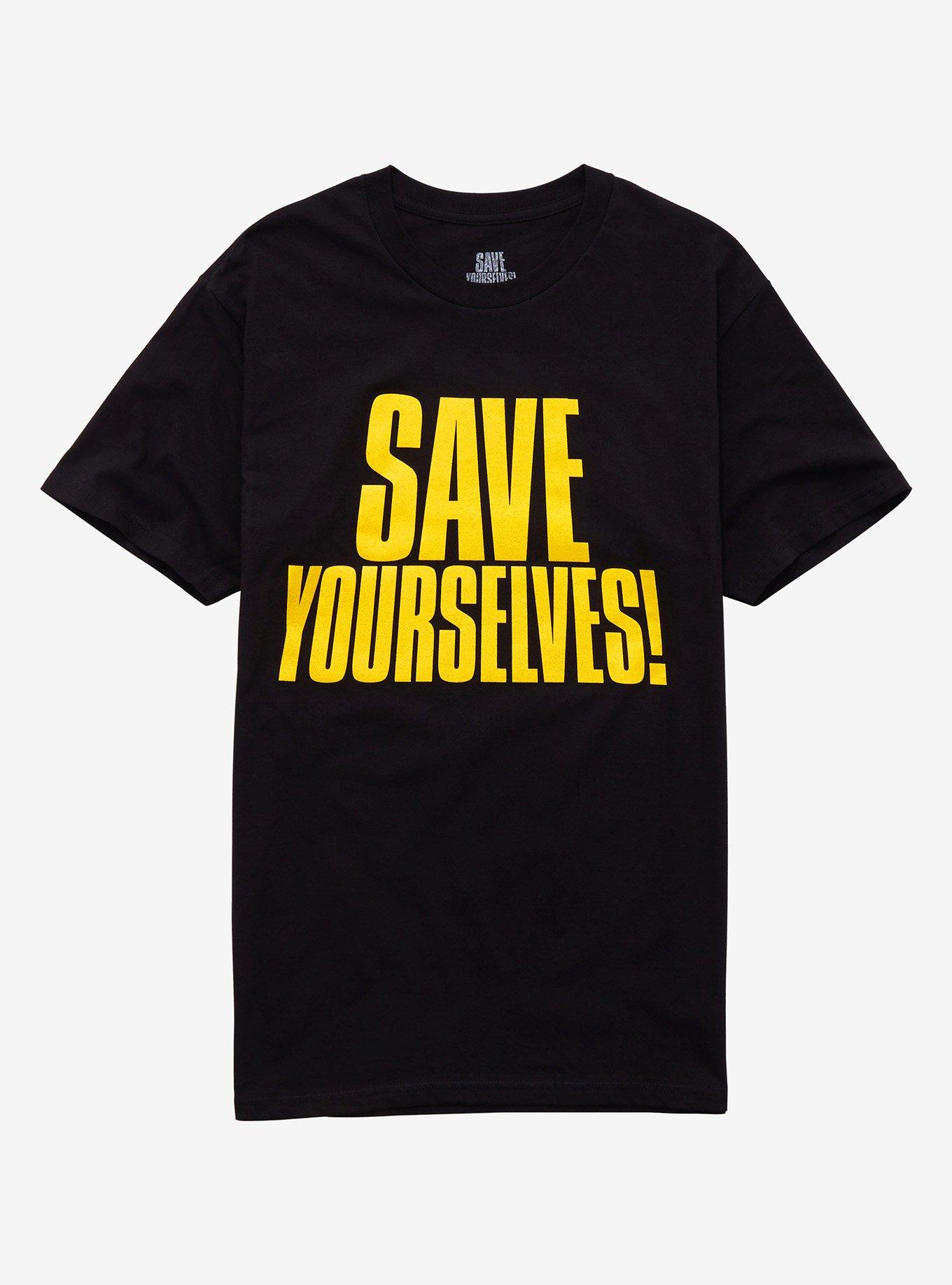 Save Yourselves! Title T-Shirt, BLACK, hi-res