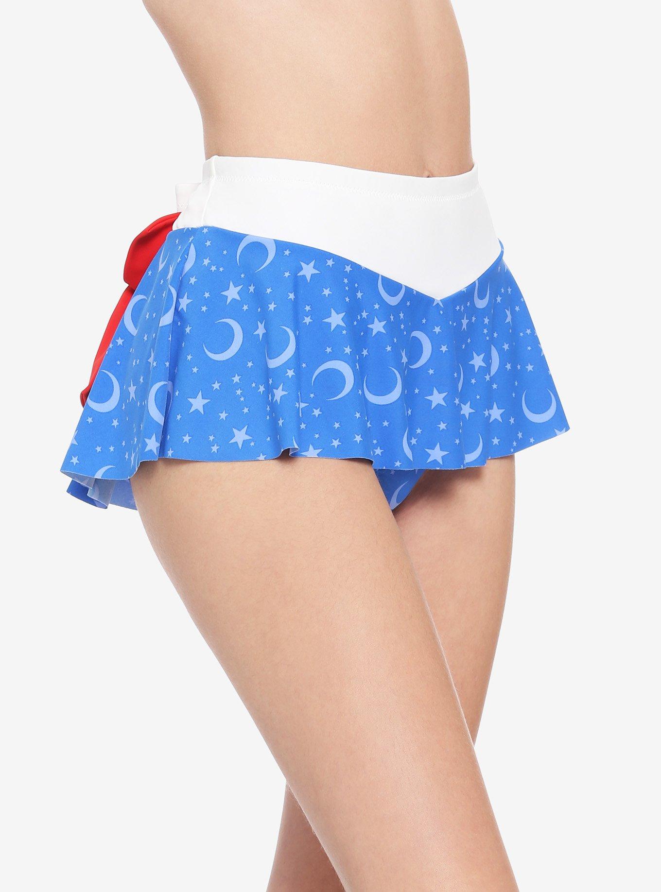 Sailor Moon Cosplay Skirted Swim Bottoms, MULTI, hi-res