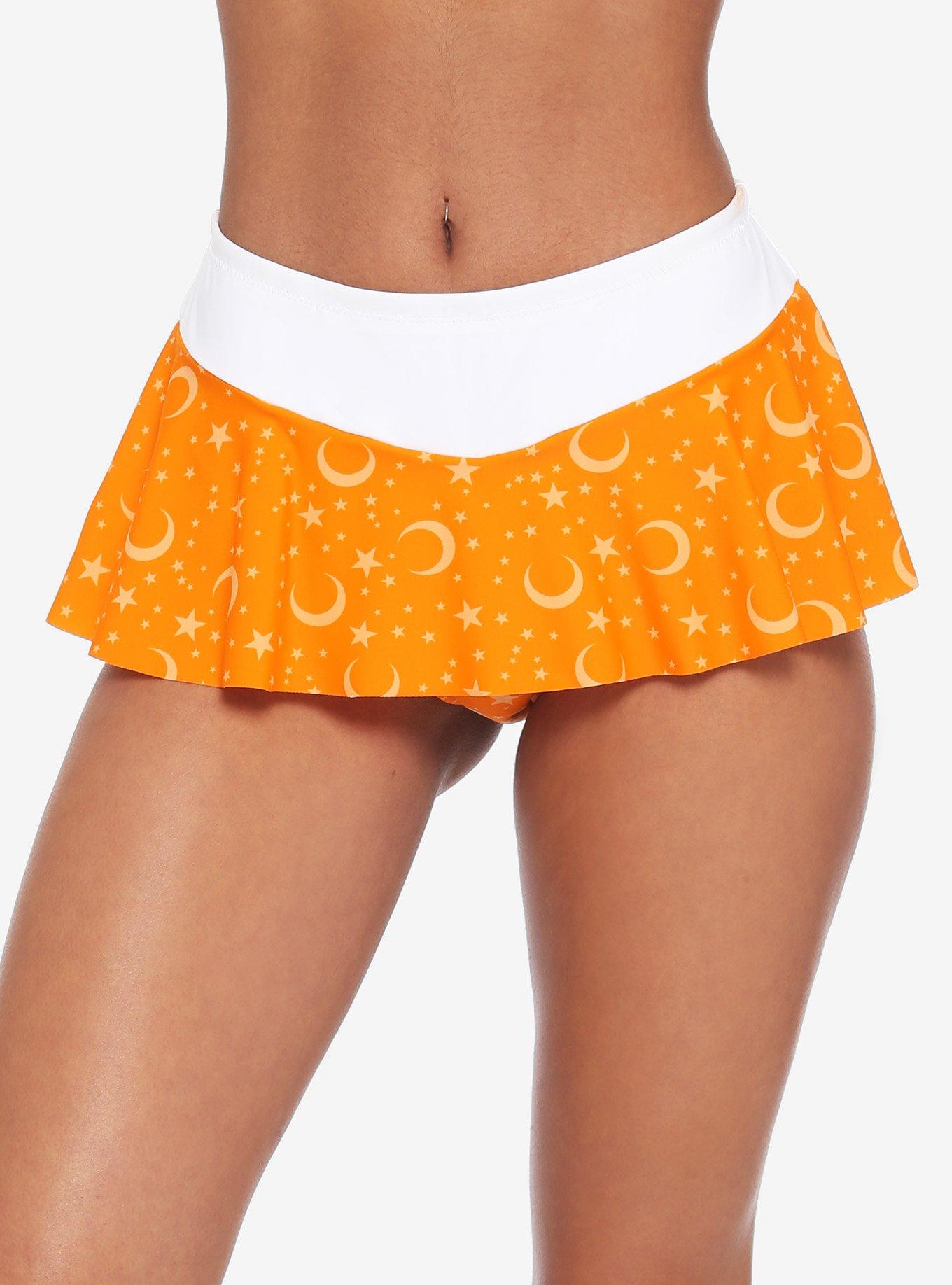 Sailor Moon Sailor Venus Skirted Swim Bottoms, MULTI, hi-res