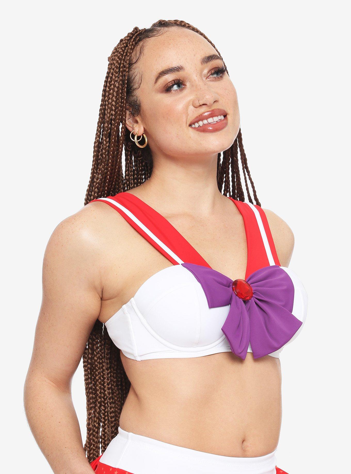 Sailor Moon Sailor Mars Swim Top, MULTI, hi-res