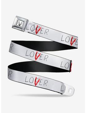 It Chapter Two Loser Lover Quote Seatbelt Belt, , hi-res