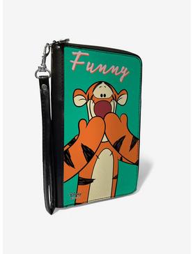 Winne the Pooh Tigger Funny Zip Around Wallet, , hi-res