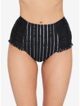 The Nightmare Before Christmas Jack Skellington High-Waisted Swim Bottoms, WHITE, hi-res