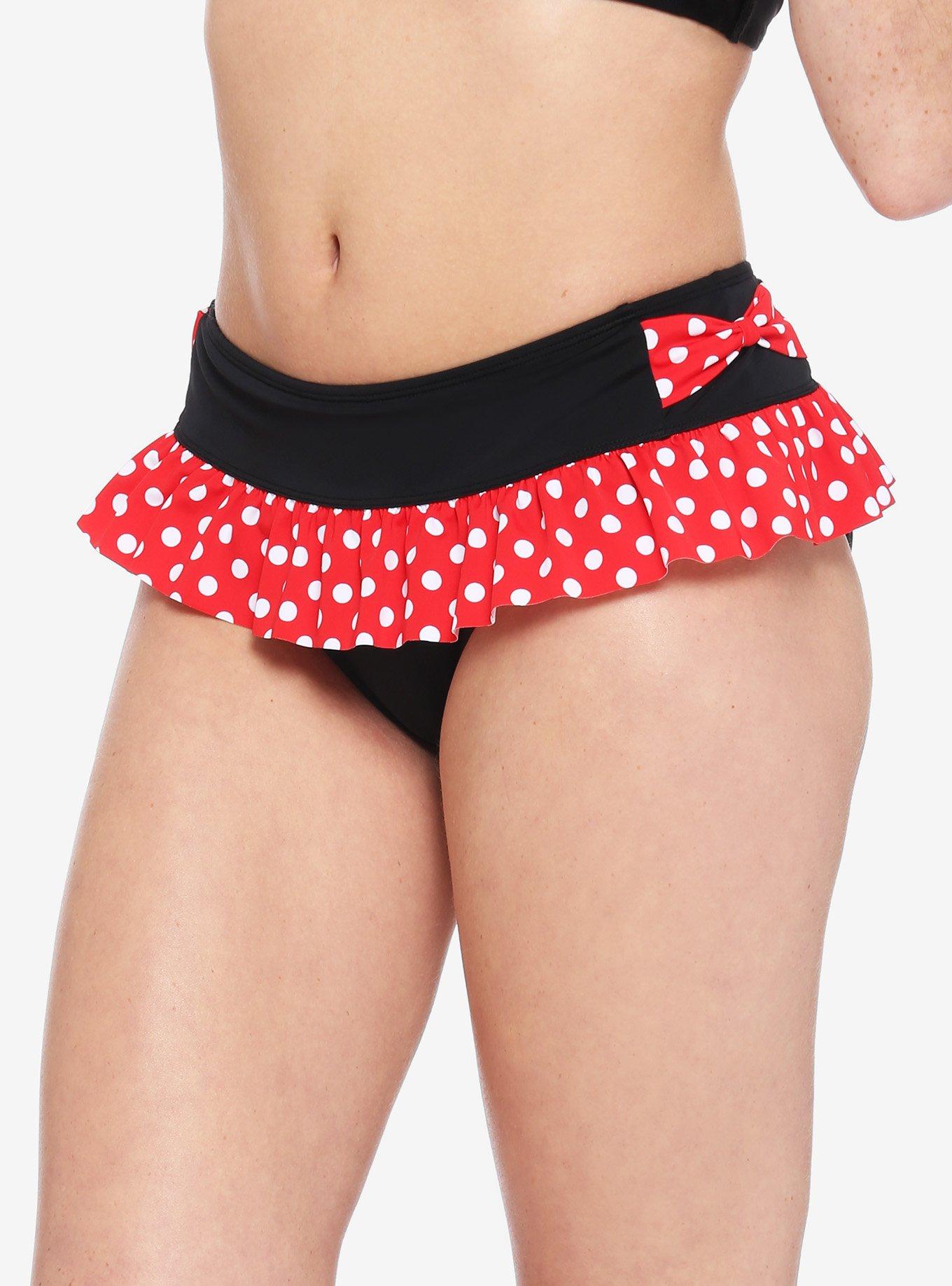 Disney Minnie Mouse Skirted Swim Bottoms, MULTI, hi-res