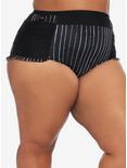 The Nightmare Before Christmas Jack Skellington High-Waisted Swim Bottoms Plus Size, WHITE, hi-res