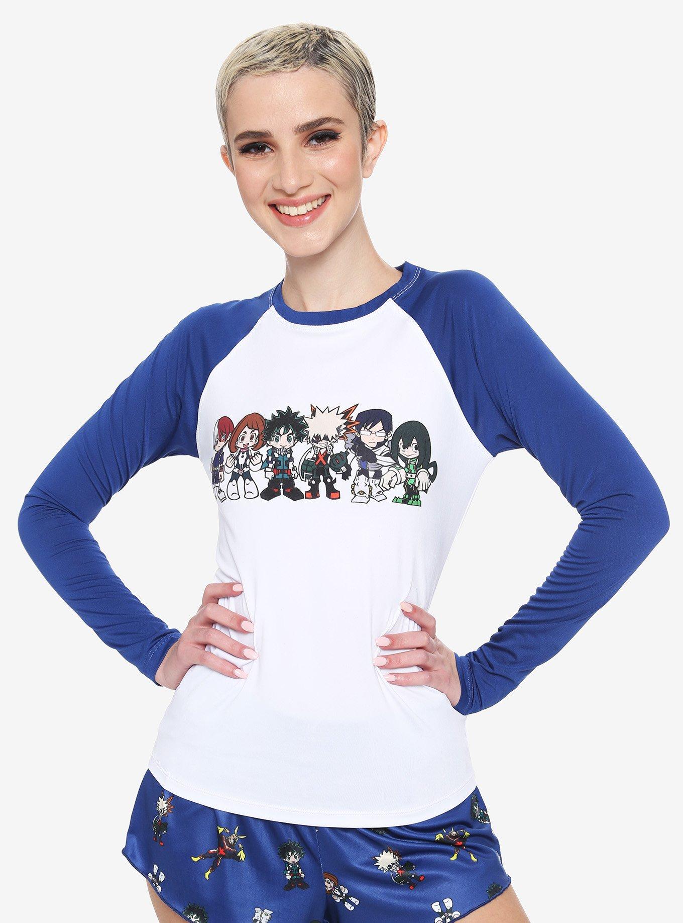My Hero Academia Chibi Character Girls Rash Guard, MULTI, hi-res