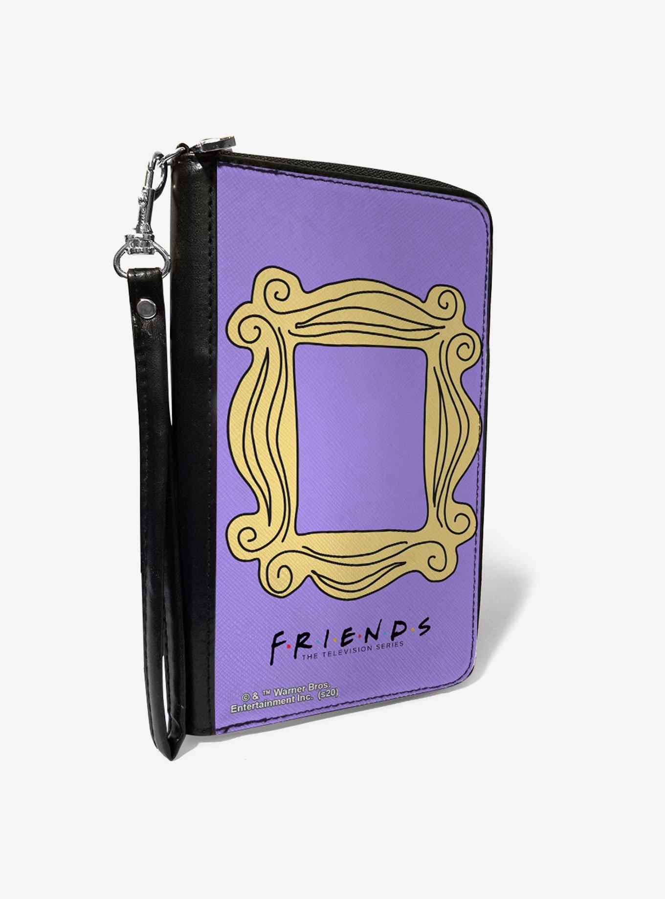 Friends Peephole Frame Zip Around Wallet, , hi-res