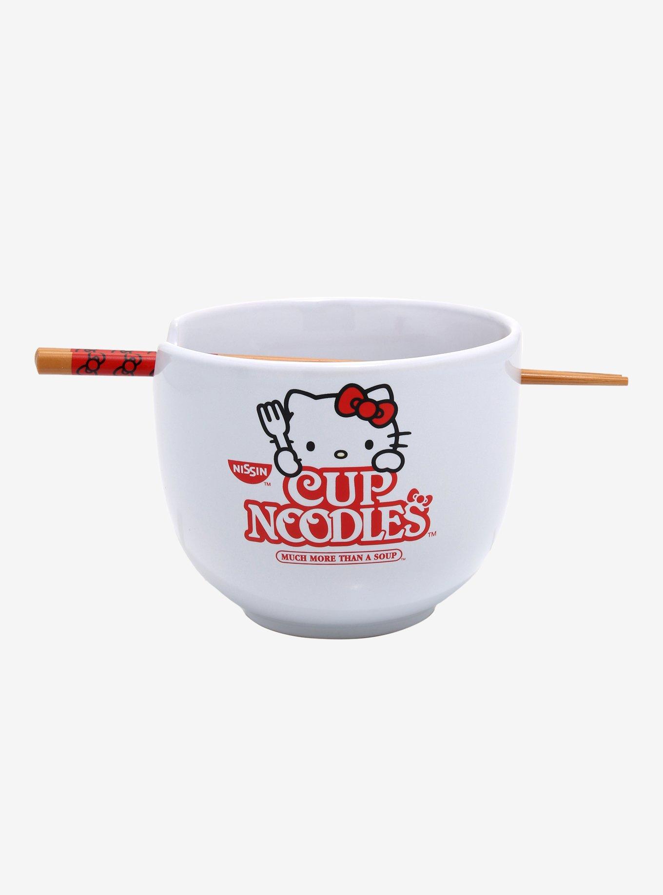 Nissin Cup Noodles X Hello Kitty Ramen Bowl & Chopsticks, , hi-res