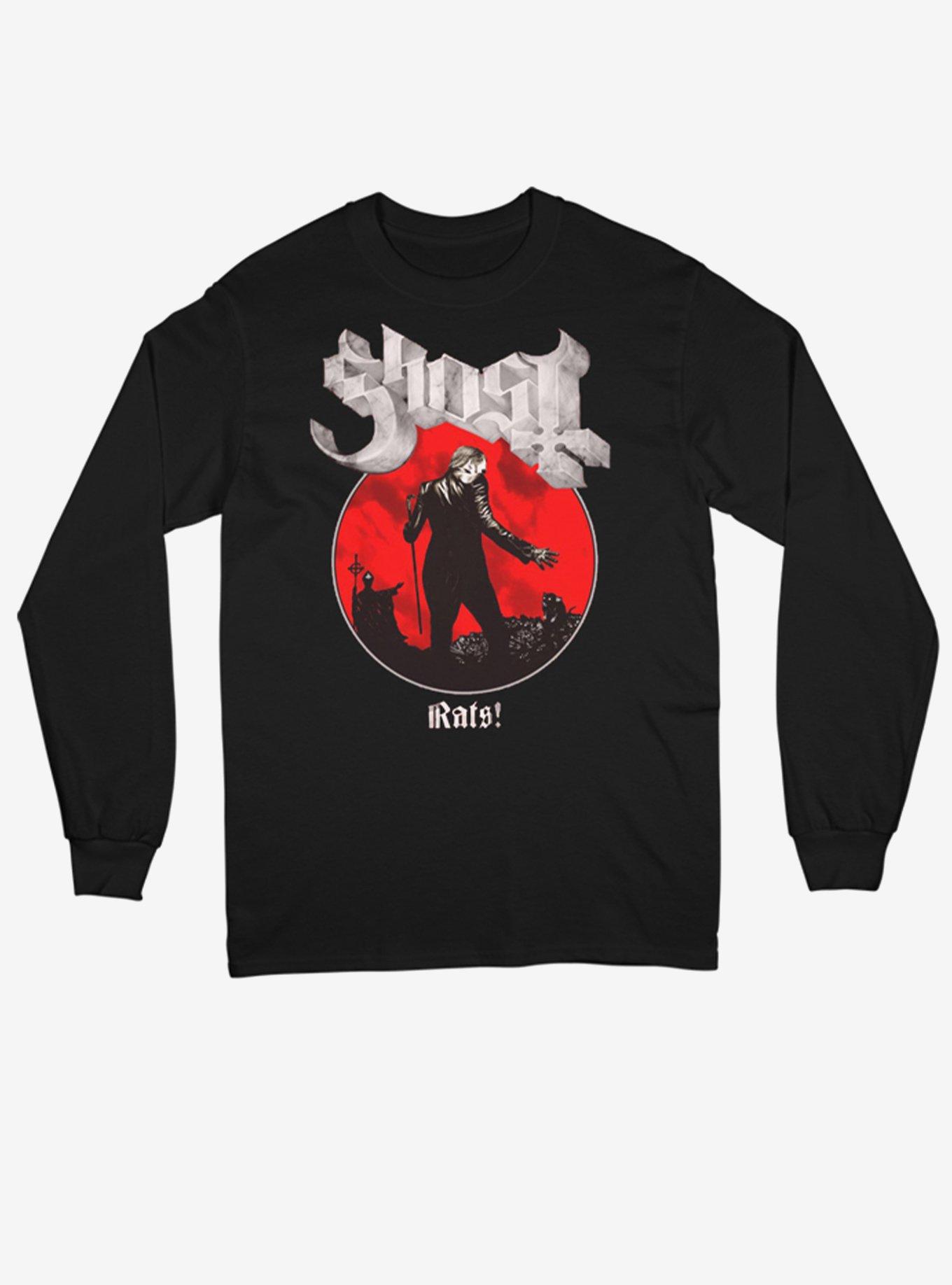Ghost Rats Girls Long-Sleeve T-Shirt, BLACK, hi-res