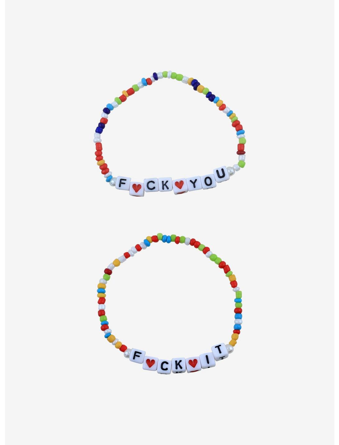 F*ck You & It Best Friend Bracelet Set, , hi-res