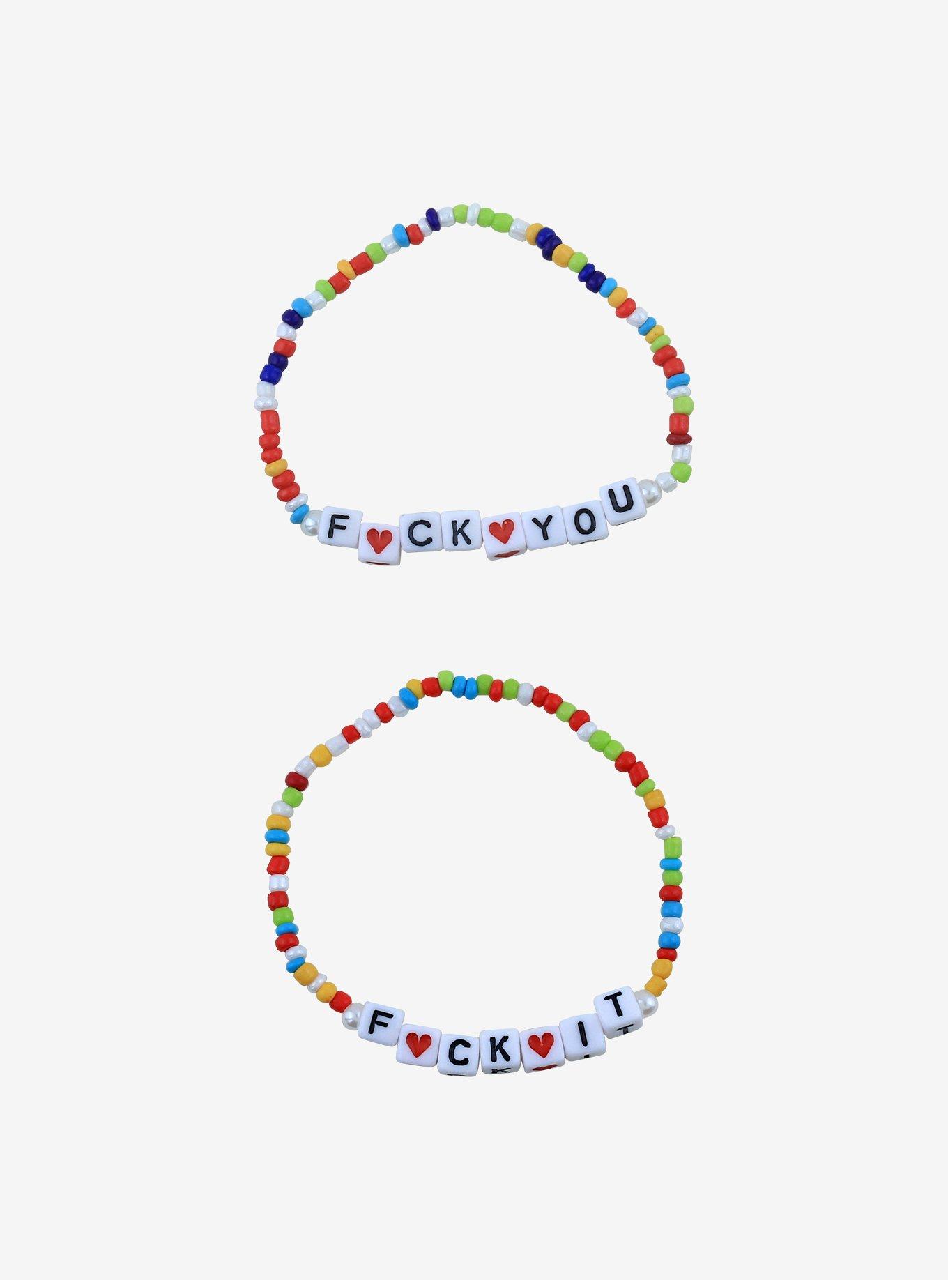 F*ck You & It Best Friend Bracelet Set, , hi-res