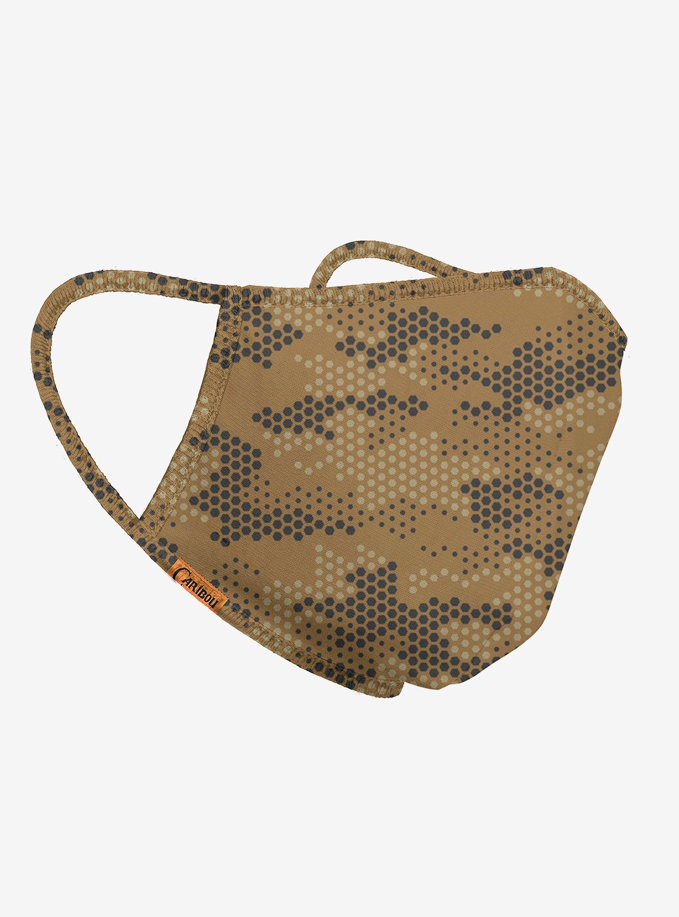 Brown Camo Face Mask, , hi-res