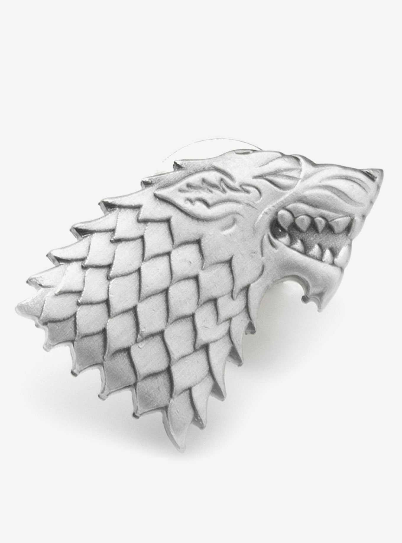 Game Of Thrones Stark Direwolf Antiqued Lapel Pin, , hi-res