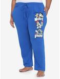 Disney Mickey Mouse And Friends Girls Pajama Pants Plus Size, BLUE, hi-res
