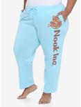 Animal Crossing: New Horizons Nook Inc. Girls Pajama Pants Plus Size, BLUE, hi-res