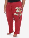 Disney Mulan Mushu Girls Pajama Pants Plus Size, RED, hi-res