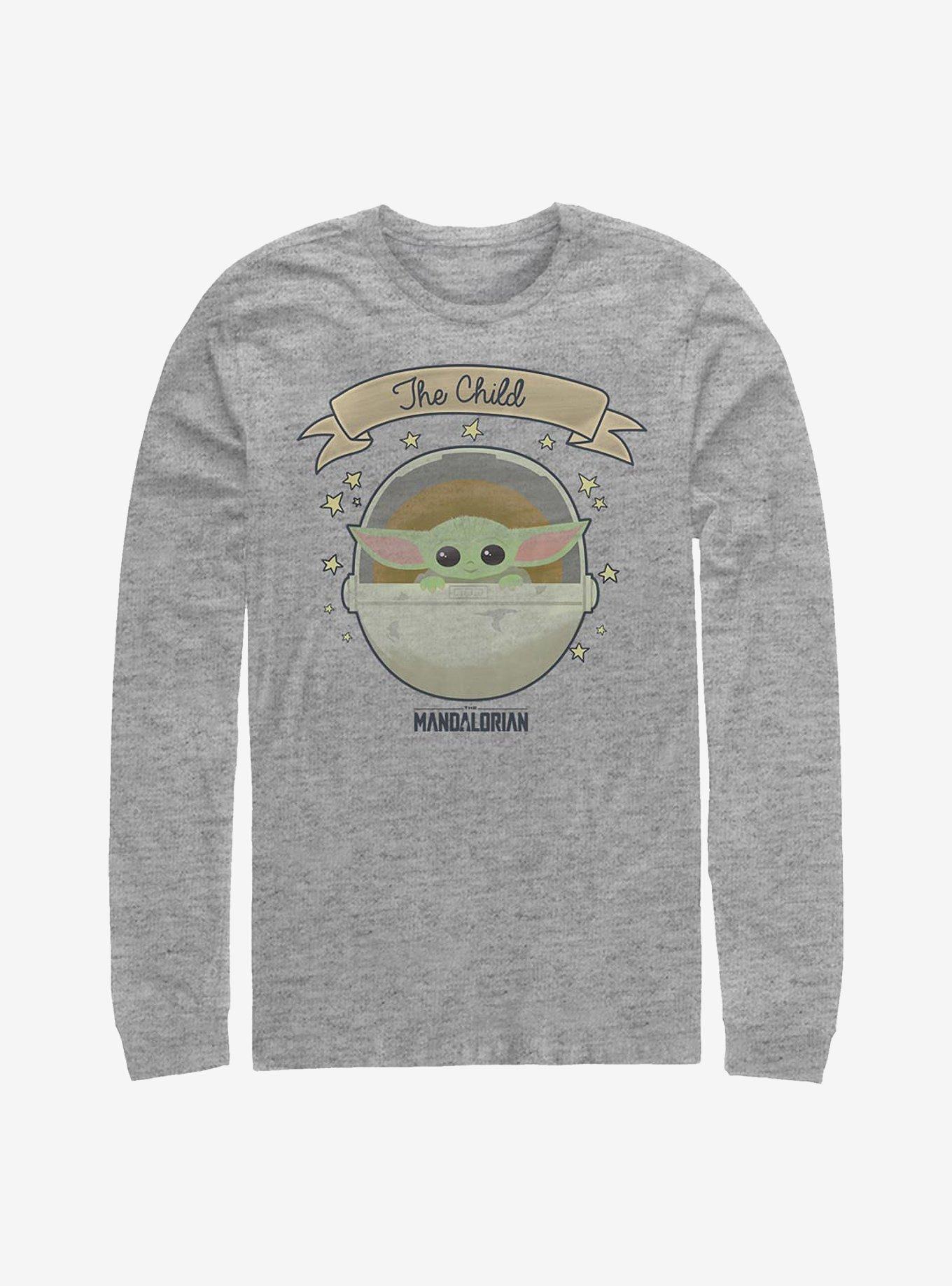 Star Wars The Mandalorian The Child Baby Chibi Long-Sleeve T-Shirt, , hi-res