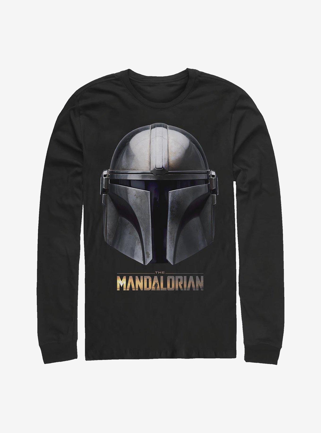 Star Wars The Mandalorian Helmet Long-Sleeve T-Shirt, , hi-res