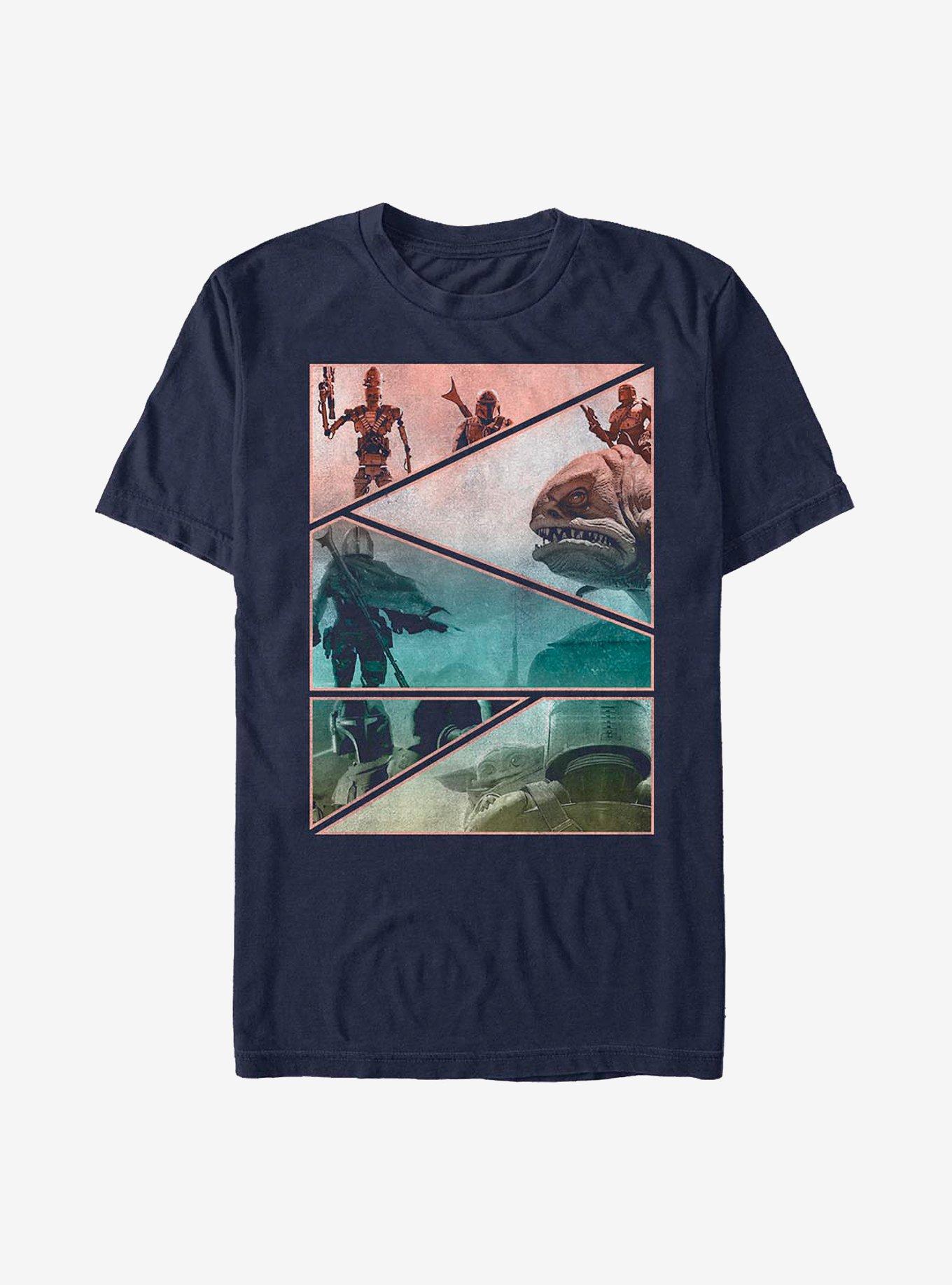 Star Wars The Mandalorian The Child Panels T-Shirt, , hi-res
