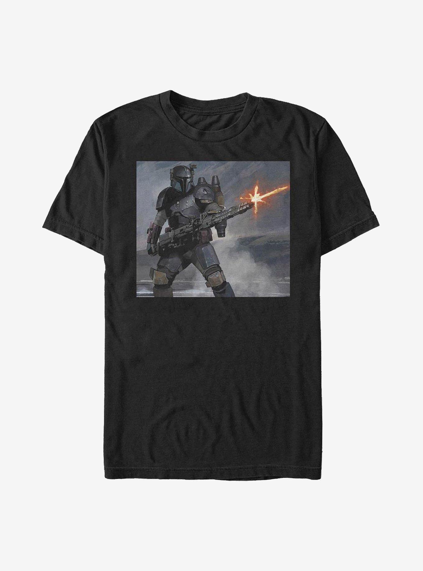 Star Wars The Mandalorian The Child Mando Fire T-Shirt, , hi-res